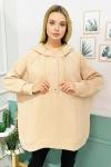 150049 Oversize Sardonlu Sweatshirt